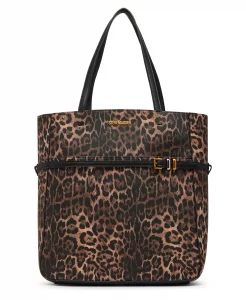Steve Madden KENDRAA Tote with Pouch, Leopard
