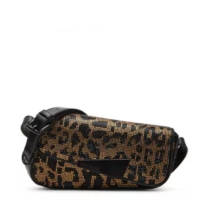 Steve Madden Carie-R Rhinestone Asymmetrical Flap Shoulder Bag, Multi