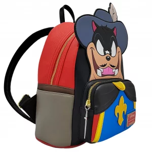 Loungefly Disney The Three Musketeers Pete Villain Cosplay Faux Leather Double Strap Shoulder Bag