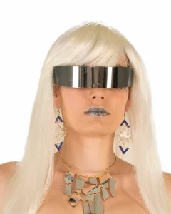 Rubies Forum Novelties Adult Futuristic Mirror Wrap Around Glasses