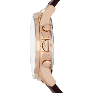 AX Armani Exchange Mens Chronograph Brown Leather Watch Model AX2508