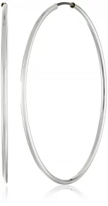 GUESS Basic Silver Large Endless Hoop Earrings