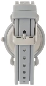 STAR WARS Kids Plastic Time Teacher Analog Quartz Silicone Strap Watch, Grey