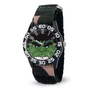 Marvel Kids Plastic Time Teacher Analog Quartz Nylon Strap Watch