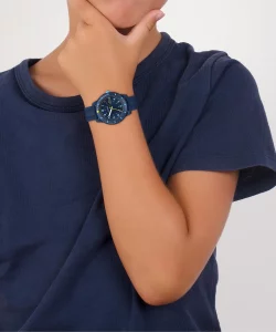 Lacoste Mini Tennis Kids Navy Tr90 With Navy Silicone Strap Model 2030053