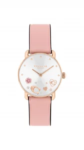 Coach Elliot Womens Watch - 2H Quartz Watch with Genuine Leather - Water Resistant 3 ATM30 Meters - Premium Fashion - Classic Minimalist Design for E