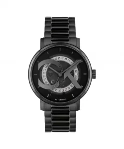 Calvin Klein Mens CK Iconic - 40mm 3H Automatic Watch - Stainless Steel Bracelet - Water Resistance 30 Meters - Self-Winding Mechanical Movement - Lu