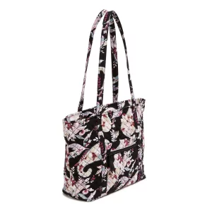 Vera Bradley Womens Cotton Small Vera Tote Bag, Botanical Paisley, One Size