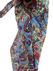 Vera Bradley Womens Cotton Tote in Provence Paisley