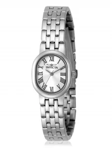Invicta Womens Analog Quartz Watch with Stainless Steel Strap 48138, Silver, Bracelet