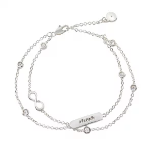 Alex and Ani Mom Infinity Chain Bracelet, Adjustable