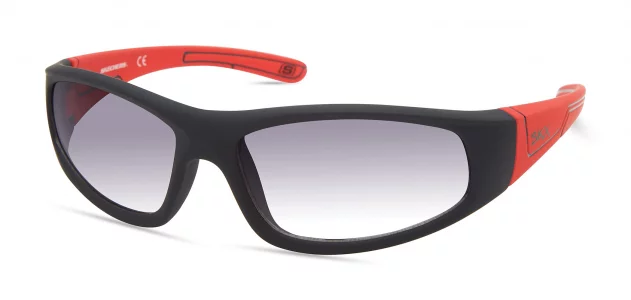 Skechers Boys SEA9082 Rectangular Sunglasses, Matte Blue, 53mm