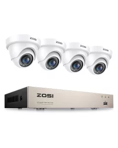 thumbnail image 2 of ZOSI 8CH H.265+ 3K Lite DVR Security System With 8x 1080P Cameras, Wired, Refurbished 2 of 6