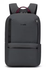 Pacsafe Metrosafe X Anti Theft 20L Backpack-with Padded 16 Laptop Sleeve, Slate, 20 Liter