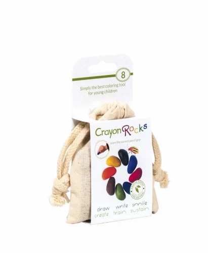 Crayon Rocks, Crayons in a Rock Shape, 8 Count, Tripod Grip Made For ...