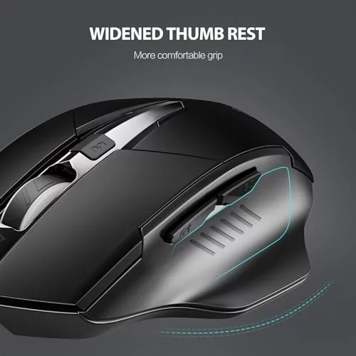 thumbnail image 2 of INPHIC Rechargeable 2.4G Optical Wireless Mouse Cordless Mice USB Nano Receiver 2 of 4