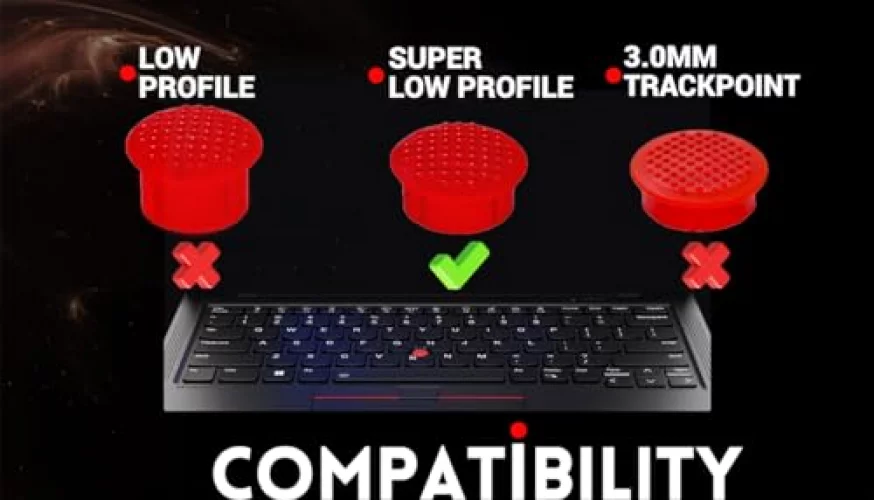 LeFix 3 x Super Low Profile Trackpoint Caps for Lenovo Thinkpad T460S ...
