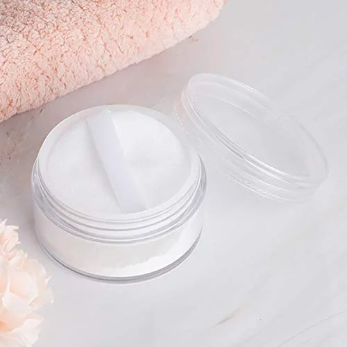 2 Pcs 50g Empty Loose Powder Case Transparent Face Powder Box ...