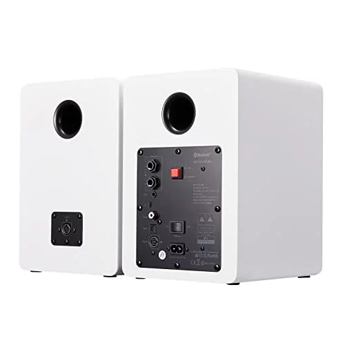 Sanyun Sw206 80W Active Dual-Mode Bookshelf Speakers, 4Inch Studio