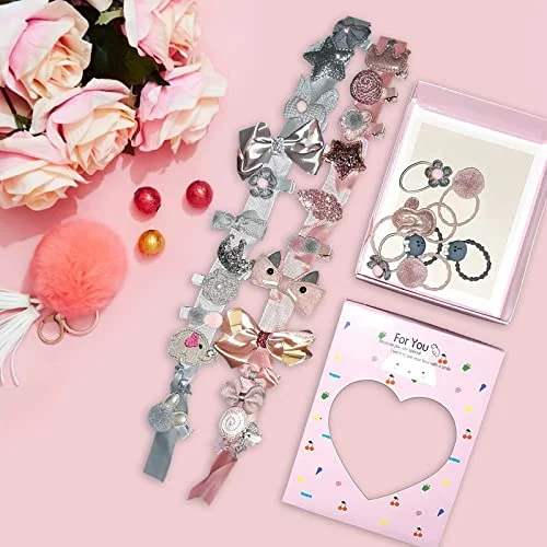 Mylulul Twin Beads Ponytailers- Big Ball Bubble Bead Ponytail Holder