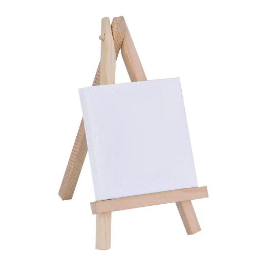Outus 12 Pack Mini Canvas Panels For Painting Craft Drawing (3 X 3 Inch)
