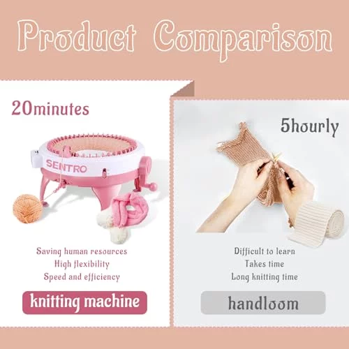 Knitting Machine Accessories Durable Plastic Loom Machine Replacement Accessories for Sentro 22 40 48