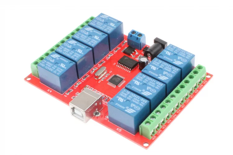 NOYITO 8-Channel 12V Computer USB Control Switch Relay Module Drive ...