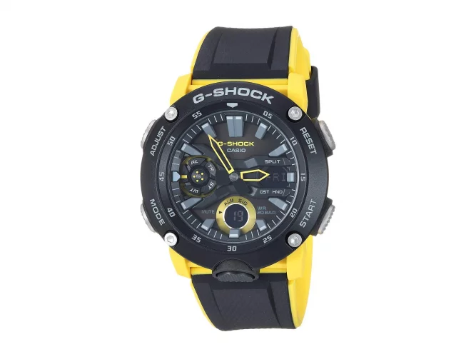 G-SHOCK GA-2000 ブラック/イエロー G-SHOCK GA-2000-1A9JF ブラック×イエロー Gショック ジーショック