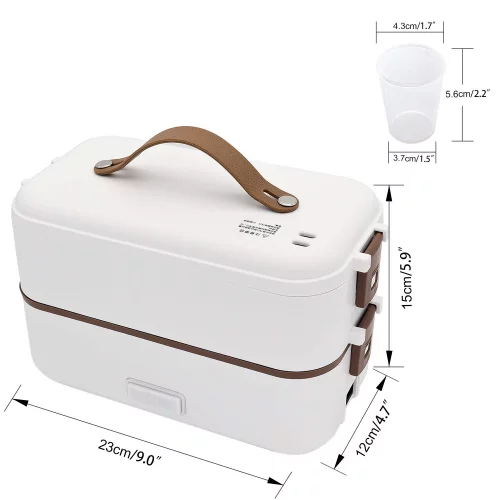 Instant Cooking Box Self Cooking Electric Lunch Box, Portable Food Warmer for On-the-Go ...
