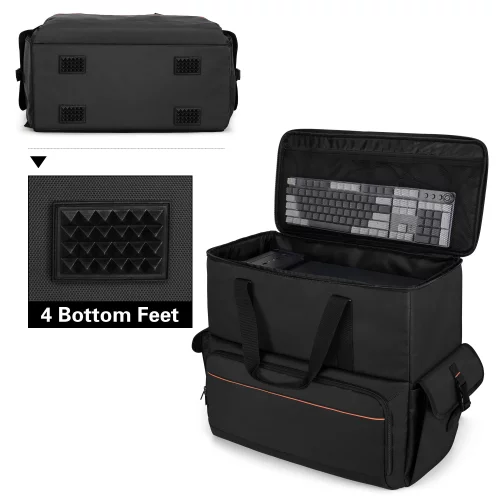 Trunab Computer Desktop Tower Carrying Case, PC Backpack for Computer ...
