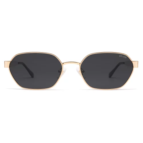 SOJOS Trendy Polarized Hexagon Sunglasses for Women Men  display picture 1