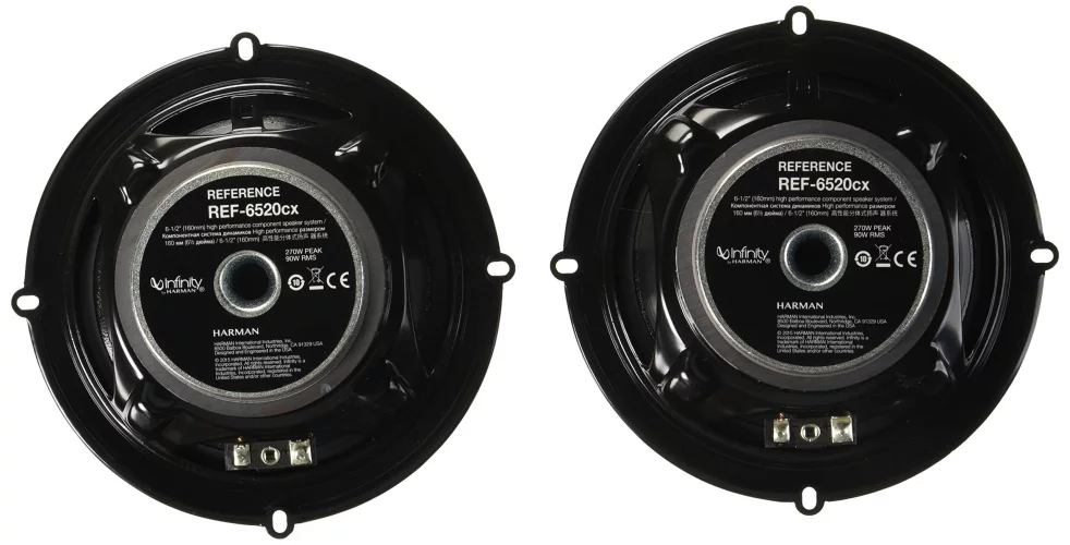 Infinity C255es Infinity REF6520CX 2-Way Component System With Edge-Driven Textile ...