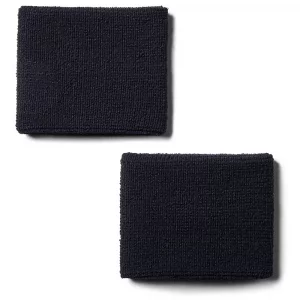 Under Armour Men's 3-inch Performance Wristband 2-Pack , Black (001)/White, One Size Fits All
