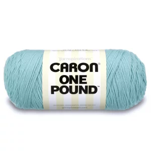 Caron One Pound Solids Yarn, 16oz, Gauge 4 Medium, 100% Acrylic - Sage- For Crochet, Knitting & Crafting ( 1 Piece )