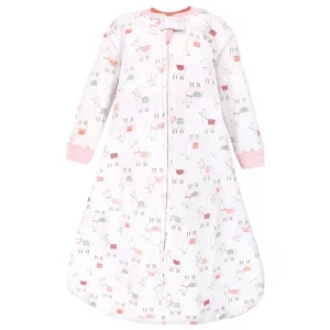 Hudson Baby Unisex Baby Premium Quilted Long Sleeve Sleeping Bag and Wearable Blanket, Llama, 12-18 Months