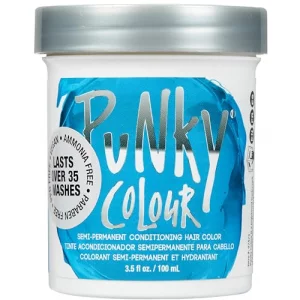 Punky Lagoon Blue Semi Permanent Conditioning Hair Color, 3.5oz
