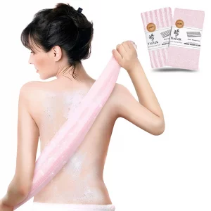Yiclick Exfoliating Body Scrubber, Back Scrubber for Shower Bath, Japanese Scrub Wash Cloth, Exfoliating Washcloth Towel for Men Women, Body Exfoliat