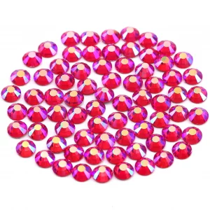 Novani Crystal Rhinestones, Flatback Loose Gemstones 1440pcs Glass Rhinestones for Clothes Shoes Crafts Makeup Nail Art and DIY Decorations(SS10, Lig