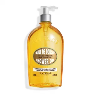 L'Occitane. Cleansing And Softening Refillable Shower Oil With Almond Oil 16.9 oz / 500 mL