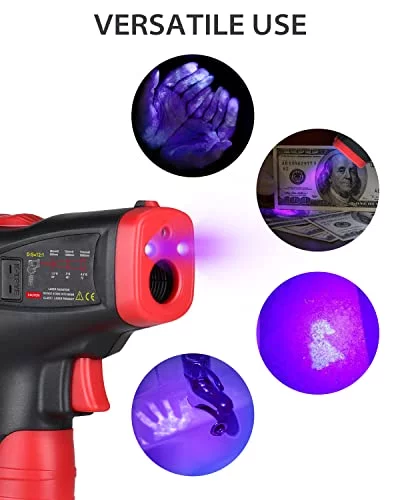 Wintact Infrared Surface Thermometer -58? to 1202?, Dew Point/Mould ...