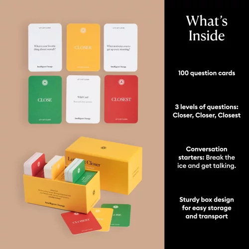 Intelligent Change Get Closer Social Bonding Card Game, Conversation ...