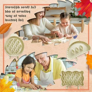 Hand Pie Molds - Party Potluck Hand Pie Molds, Hand Pie Molds, Dough Presser Pocket Pie Molds For Picnics, Barbecues(3-Pcs)