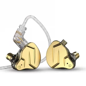 keephifi KZ ZSN Pro X Wired Ear Buds with Microphone,1BA+1DD Hybrid IEM Earphones Earbuds Punchy Bass,Comfortable Wearing, Detachable Cable for Audio