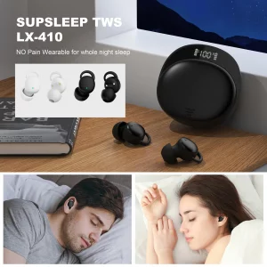 Sleep Ear Buds for Sleeping, Noise Cancelling Earbuds for Sleep Headphones for Side Sleeping, Tiny Micro Low Profile Hidden Mini Invisible Small Earb