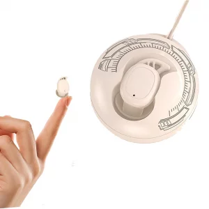 Xmenha Sleeping Sleep Mini Small Earbuds Buds for Side Sleepers Tiny Smallest Invisible Earbuds Hidden Ear Buds for Sleeping On Side Sleep Ear Buds H