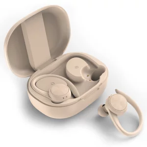 Wireless Earbuds with Earhooks Bluetooth Earbuds with Ear Hook Sport Waterproof Headphones Noise Cancelling Ear Buds with Microphone Running Workout 