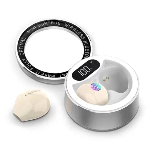 Xmenha Smallest Invisible Earbuds Wireless Bluetooth Secret Hidden Headphones for Work Comfort Small Tiny Ear Buds for Sleeping Music Mini Sleep Earb