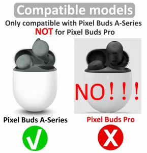 Memory Foam Tips Compatible with Google Pixel Buds A-Series Ear Tips, 6 Pairs No Silicone Noise Reduce Comfortable Fit in Case Eartips Compatible wit