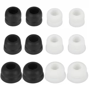 DMZHY Earbud Tips Replacement Earbud Tips Earbud Replacement Tips Ear Covers Double Flange Silicone Eartips Earplug Ear Tips for Earbuds Fit for Beat