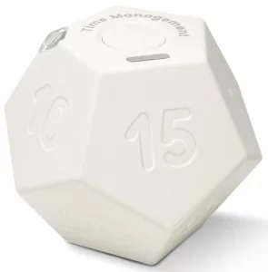 CreaViva Cube Pomodoro Timer, Rechargeable Small Cute, Timer for Kids and Classroom, Kitchen, Cooking, Workout & Study Countdown, Time Management Too